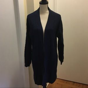Old Navy Dark Blue Knit Cardigan - L